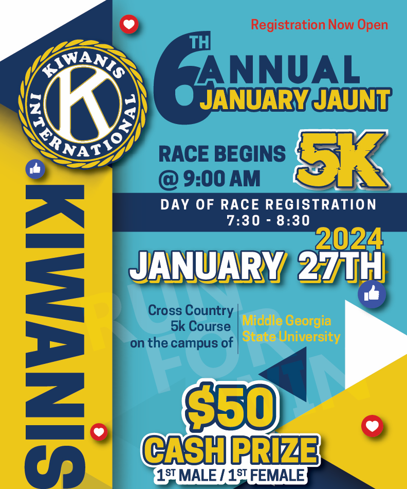 6th Annual Kiwanis January Jaunt 5K