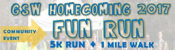 GSW Homecoming 2017 Fun Run 5K and 1 Mile Walk