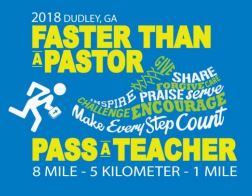 Faster than a Pastor 8-Mile, 8-Mile Relay, 5K, and 1-Mile