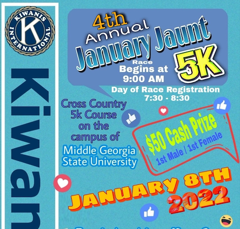 4th Annual Kiwanis January Jaunt 5K