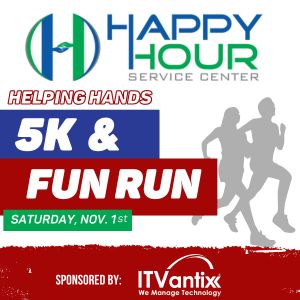 Happy Hour Helping Hands 5K & 1-Mile Fun Run