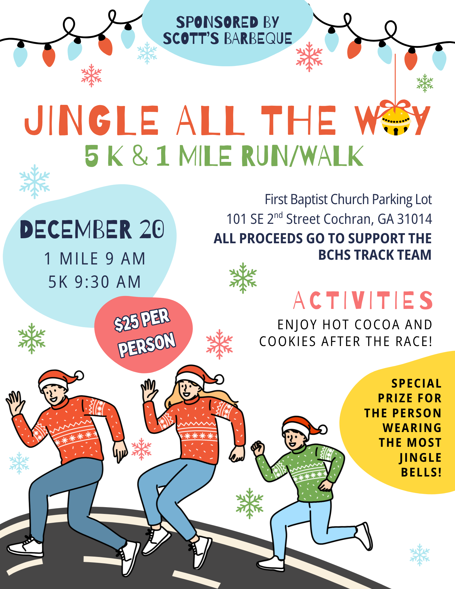 Jingle All the Way 5k & 1-mile