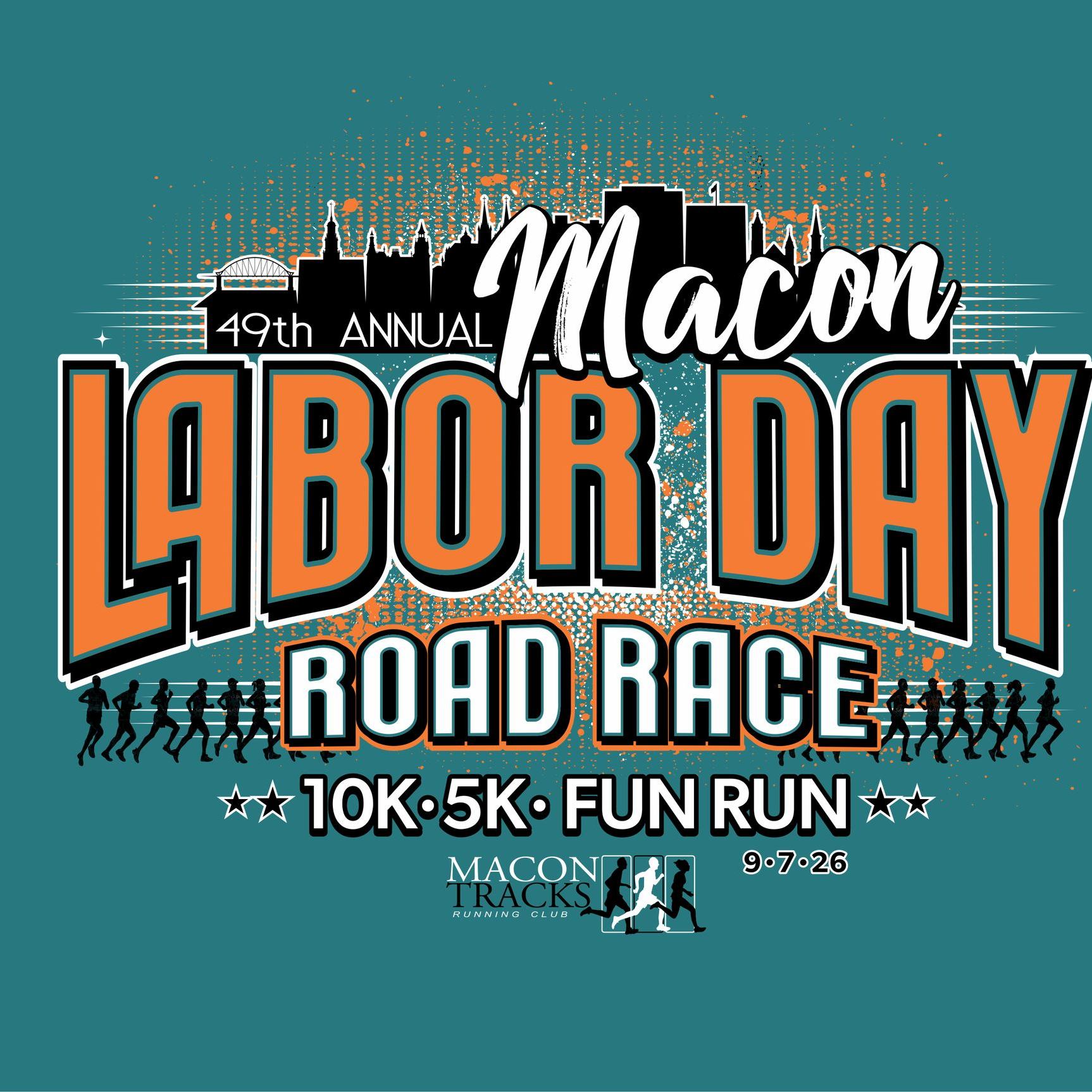 49th Macon Labor Day Road Race 5K, 10K, and Fun Run