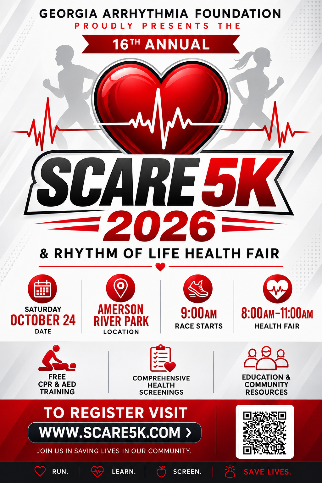 16th annual S.C.A.R.E. 5K and 1-Mile Fun Run