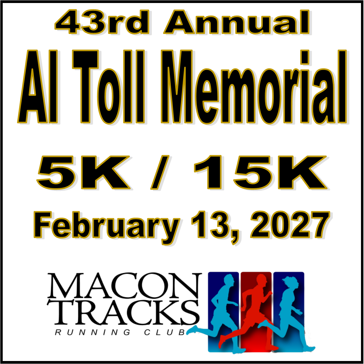 43rd Al Toll Memorial 5K, 15K